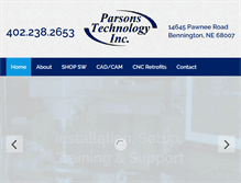 Tablet Screenshot of parsons-technology.com